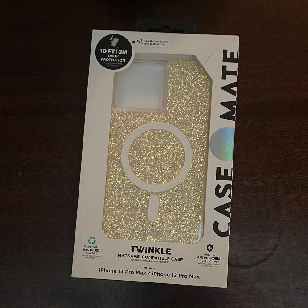 Case-Mate Twinkle MagSafe Case - Sparkling Gold